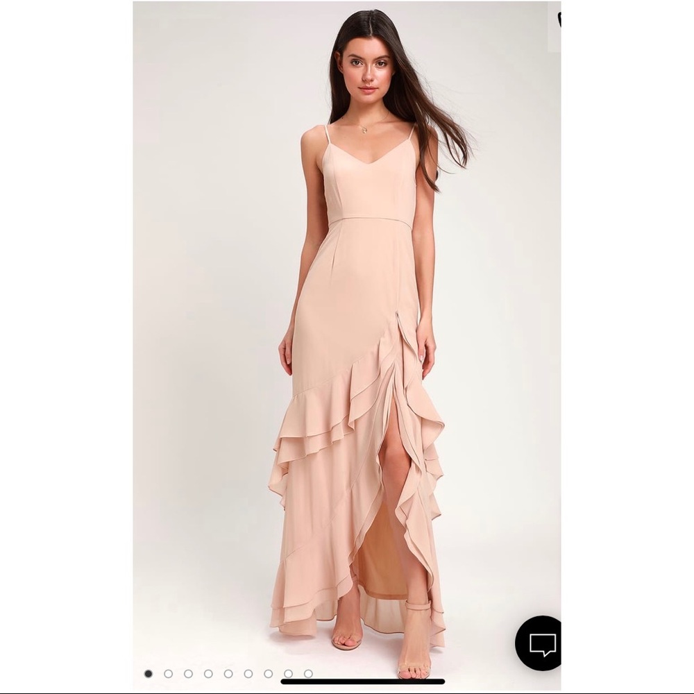 Lulus Ruffle Maxi Dress